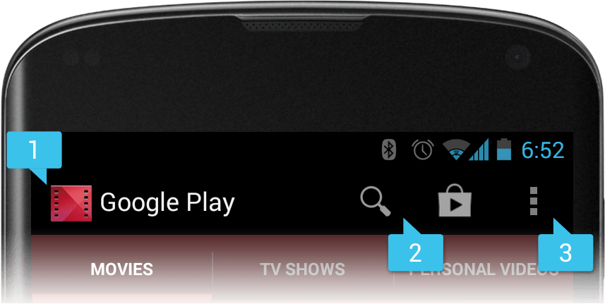 Change to theme.appcompat causes other error. Action Bar Android Developers