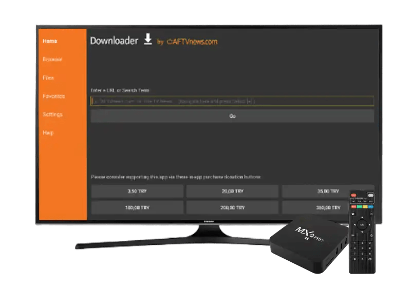 Guia de como descargar Downloader Android TV