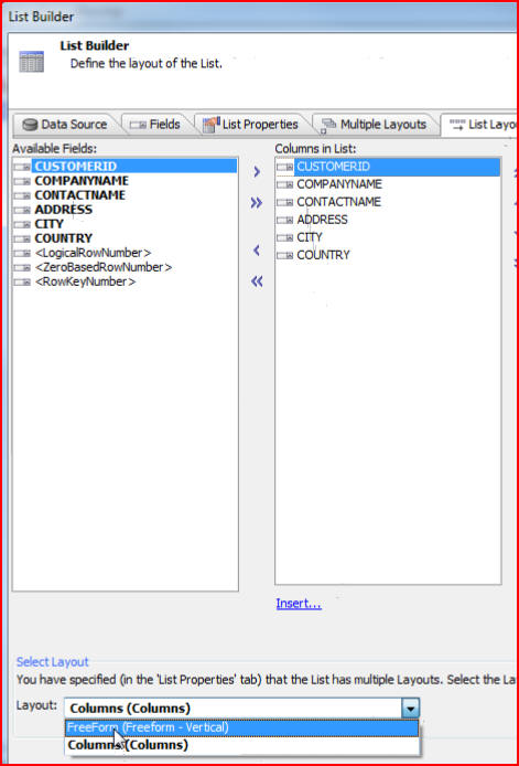 List Control Columnar Vs Freeform Layout - Professional HD City Pictures | Free Download