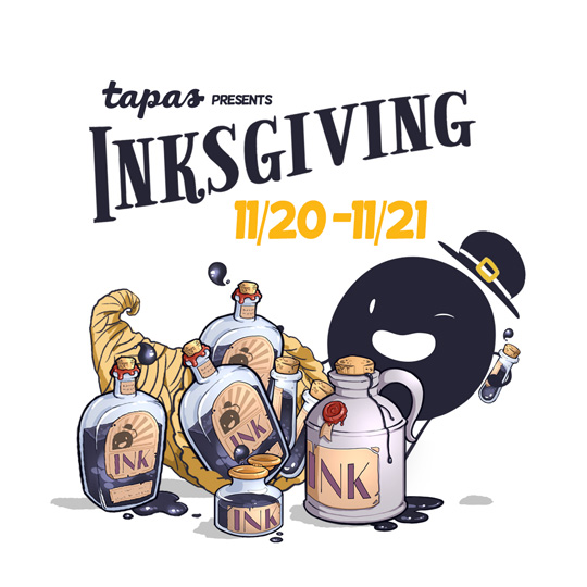 Inksgiving Tapas Comics annual campaign to support creators returns
