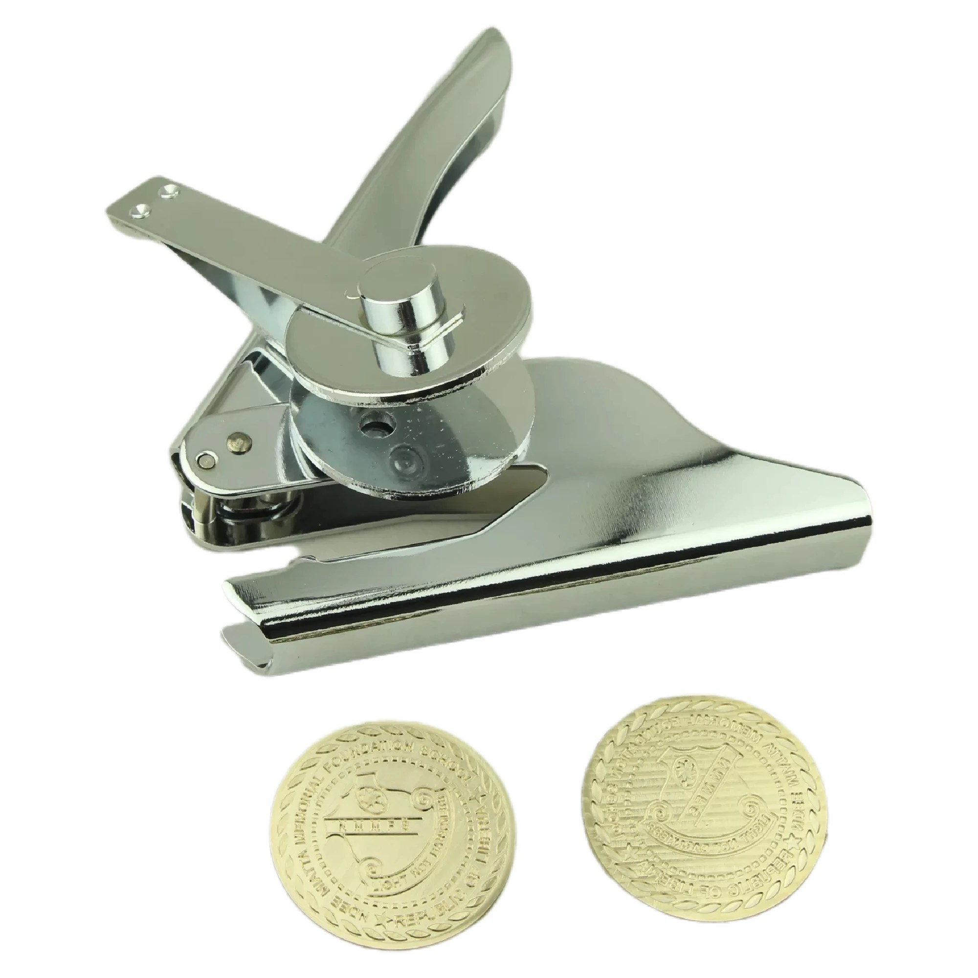 Custom Embossed Seal Stamp Machine – Private Label Metal Embosser for Certificates and Labels.