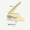 Customized Stainless Steel Seal Embosser, Hand-Held Embossing Stamp, for Books Envelopes and napkins.