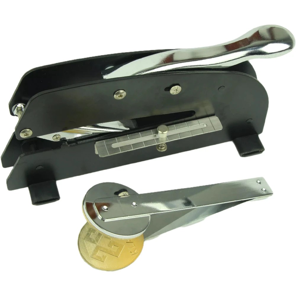 Extended Desktop & Handheld Envelope Embosser Seal – Gold Certificate Embosser for Libraries.