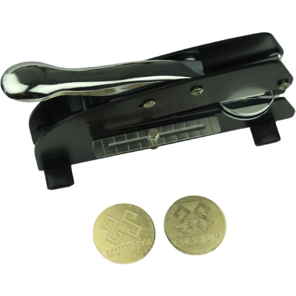 Extended Desktop & Handheld Envelope Embosser Seal – Gold Certificate Embosser for Libraries.