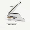 Customized Stainless Steel Seal Embosser, Hand-Held Embossing Stamp, for Books Envelopes and napkins.