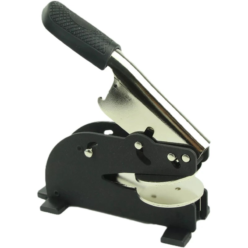 Personalized Monogram Embosser with Long Handle – Custom Notary Seal & Gold Foil Certificate Stamp.