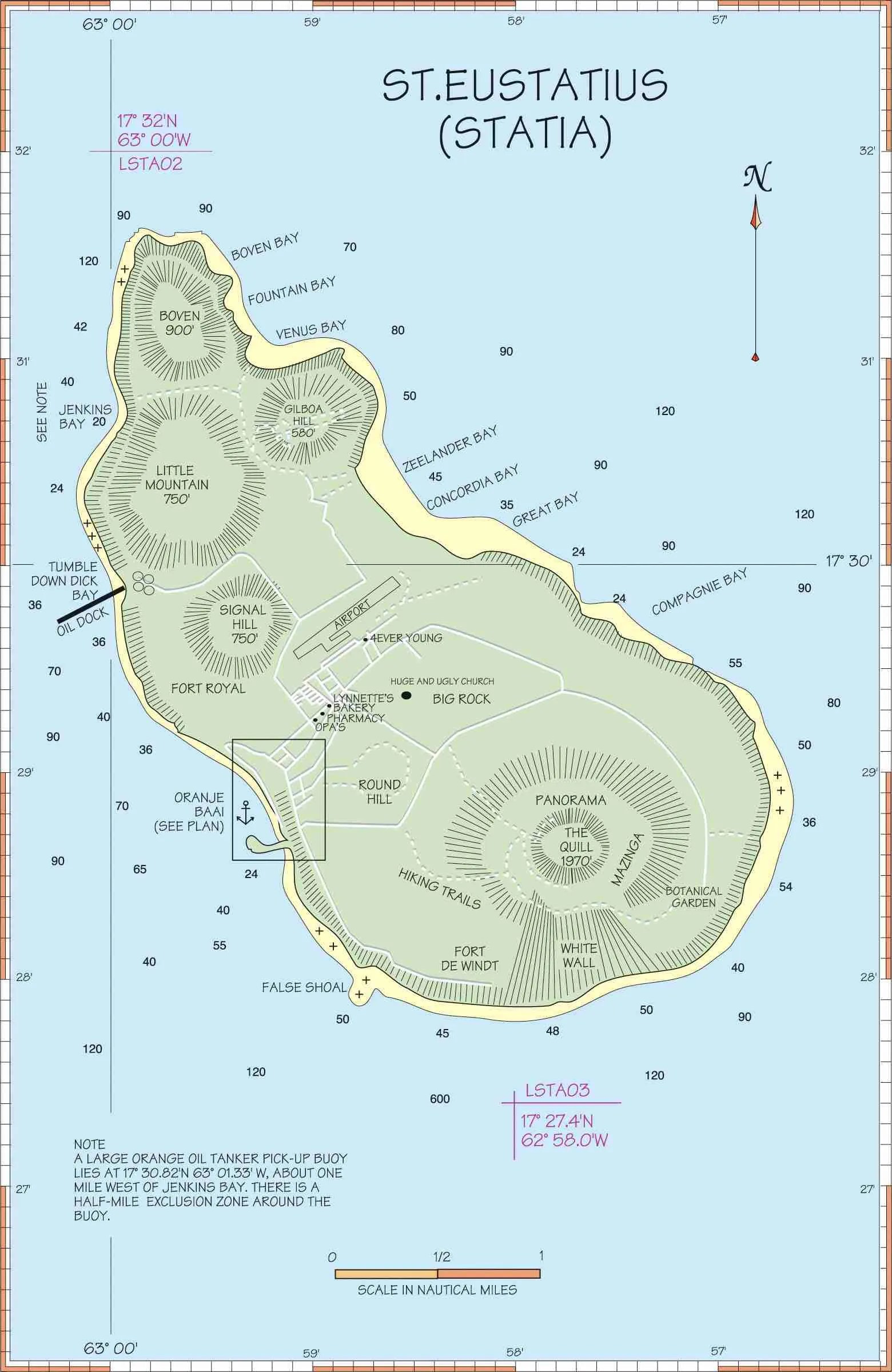 St Eustatius Statia Doyle Guides Sta1 2017 