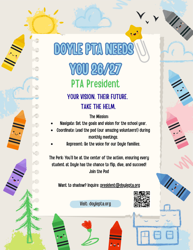 2026-27 PTA President role