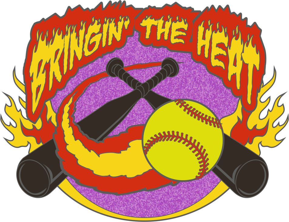 FS-207 1.75"  BRINGIN' THE HEAT SOFTBALL TRADER