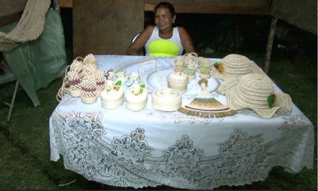 Local indigenous craft on display at Essequibo Night 2016
