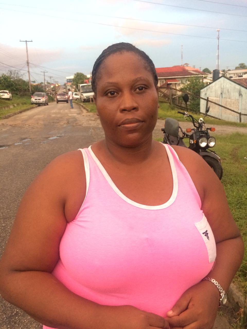 Zeneetha Simon, who was among the last voters to cast their ballots in Constituency Three in Bartica