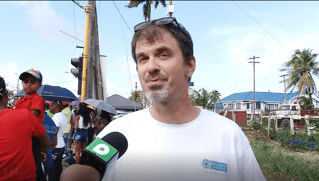 Director of the Guyana Tourism Authority, Brian Mullis chats with Alleya Hamilton.