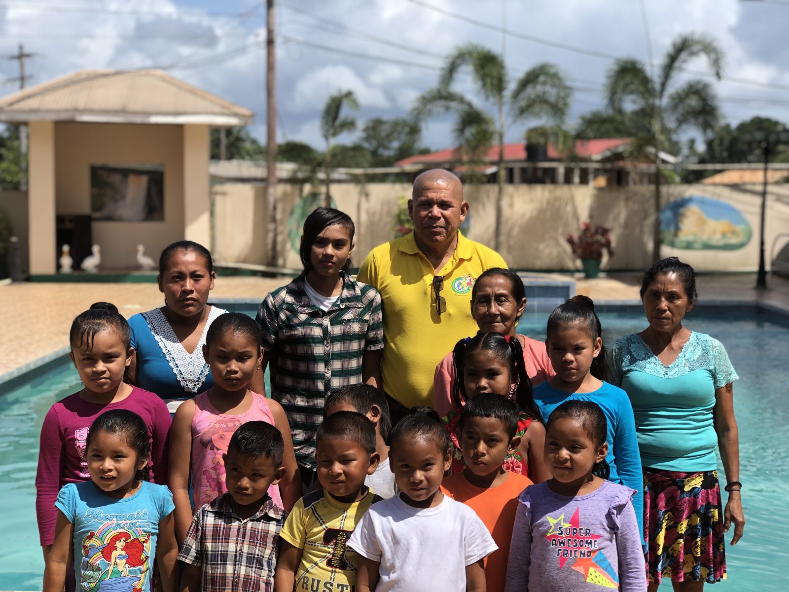 The Honourable Minister of Social Cohesion, with Responsibility for Culture, Youth and Sport with members of the ‘Kawanalu Yamuk Culture Group’ based in Mahdia, Region 8