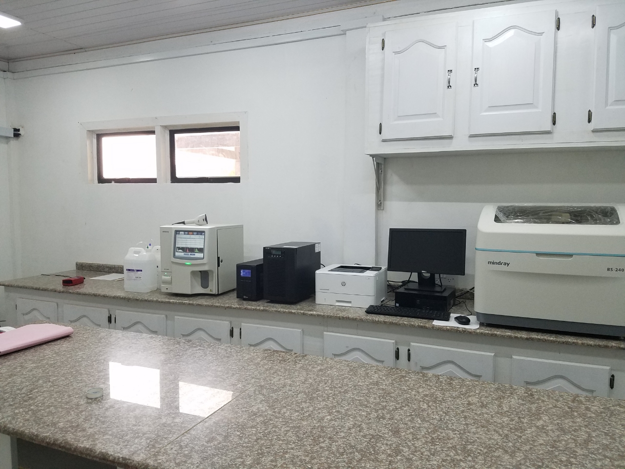 Inside the new digital laboratory at the Skeldon District Hospital