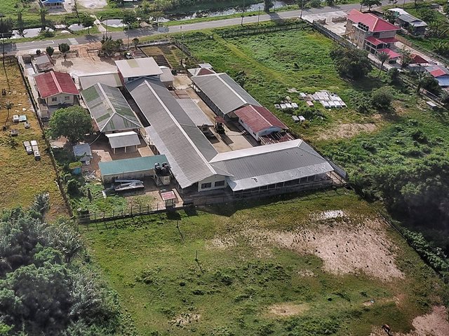 Current aerial photo of the school.