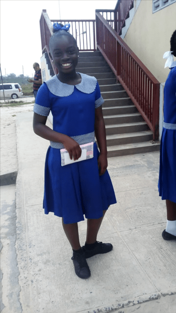 Region 10, NGSA third place student Taniya Spencer (520 marks)