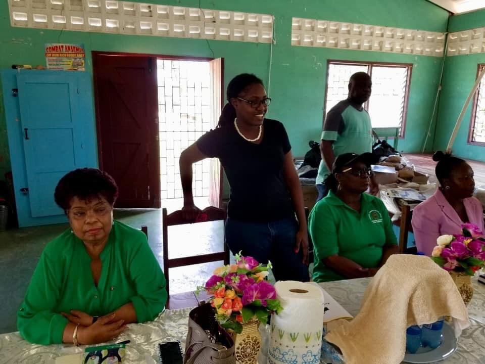 Minister of Public Service, Hon. Tabitha Sarabo-Halley during her interaction with the residents