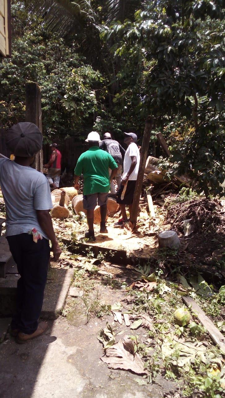 CDC’s Captain Salim October assessing the damage