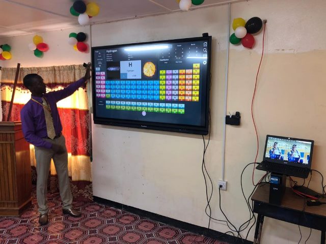 Some of the smart classrooms established in Guyana.
