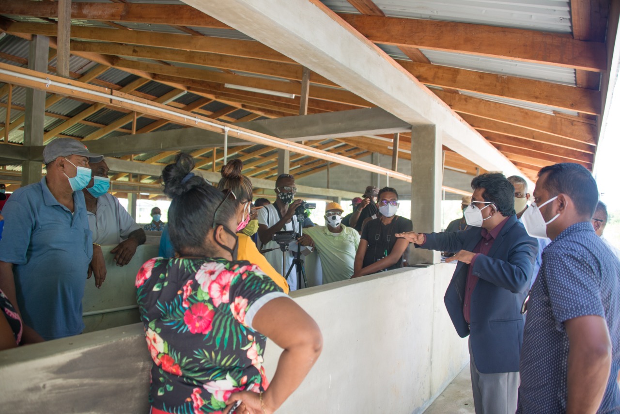 Hon. Anil Nandlall, Attorney General and Minister of Legal Affairs meeting with Farmers from Bath/ Naarstigheid, West Coast Berbice