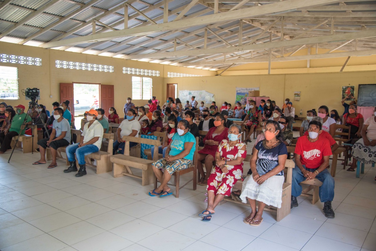 Residents of Fairview gathered at the meeting