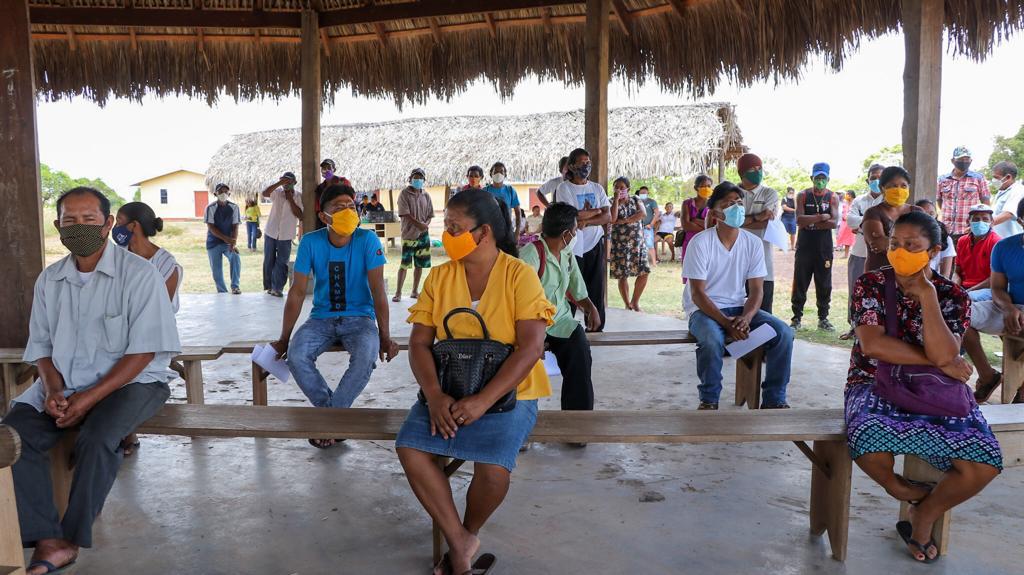 Residents await receipt of their cash grants