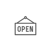 Open sign icon
