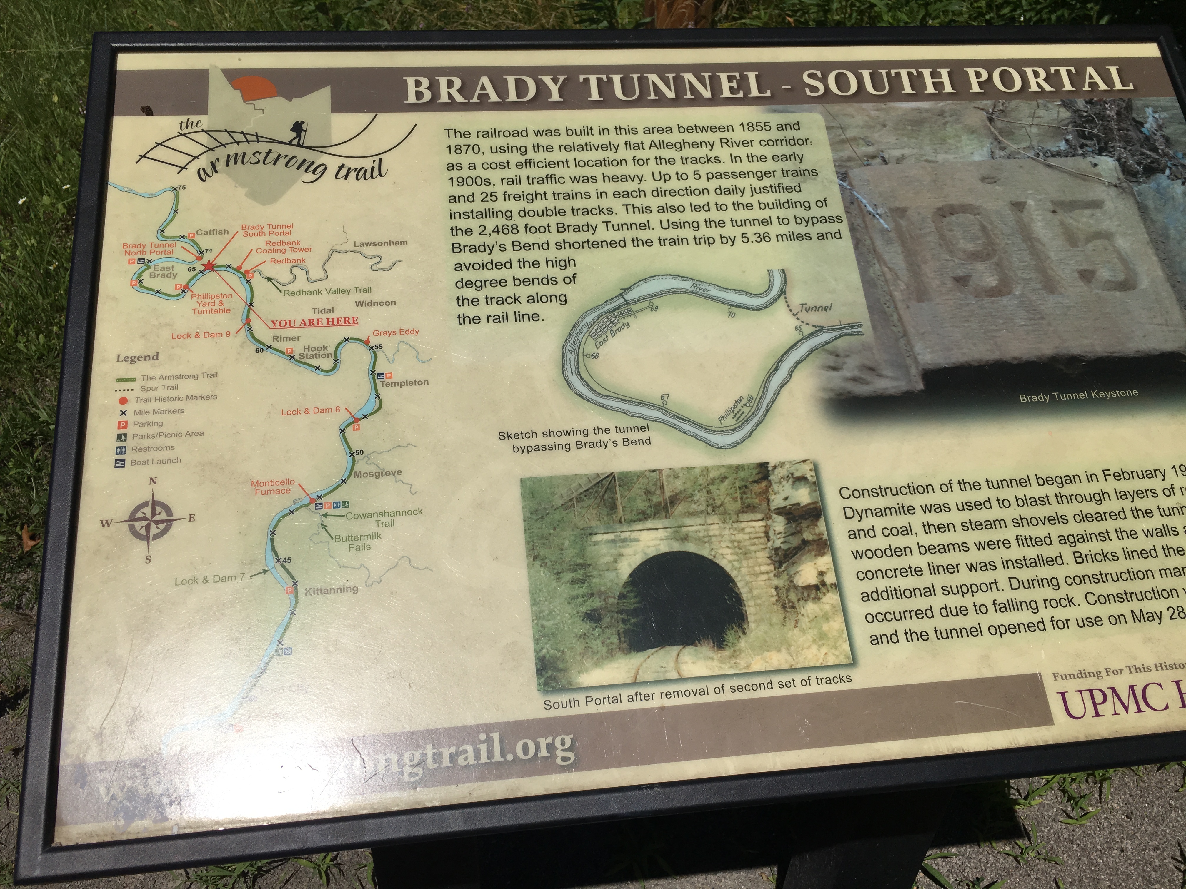 This is the down river end of the tunnel, still looking for the up river one.