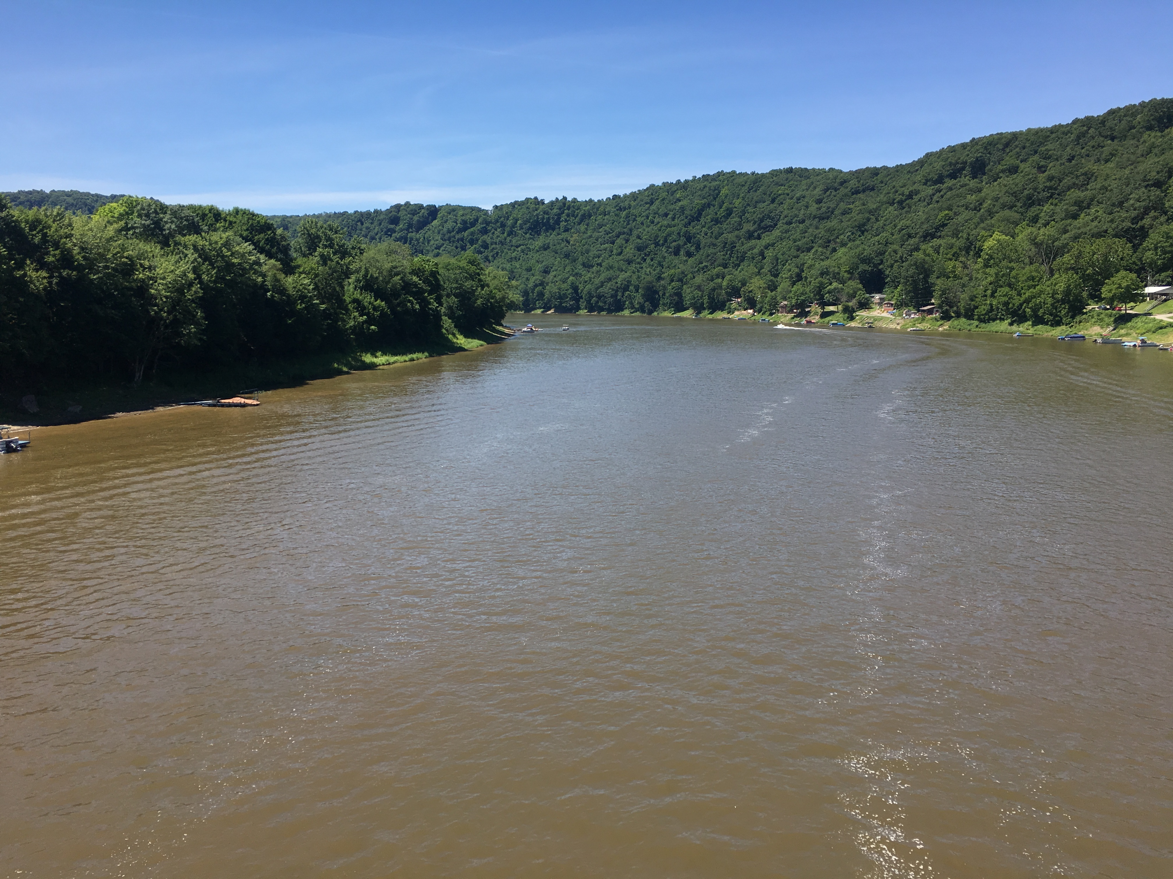 From the 68 Bridge looking down river.
