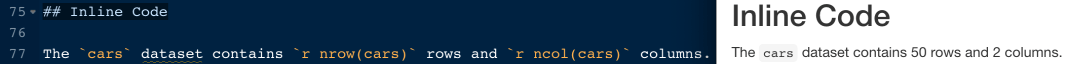 Inline Code