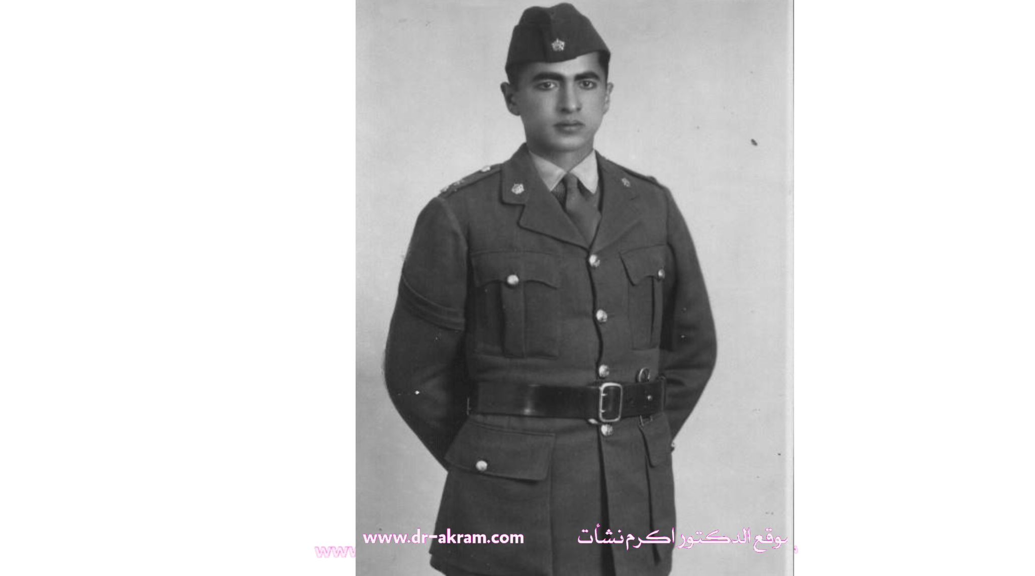 اكرم نشات ابراهيم عندما كان في الكلية العسكرية 1938