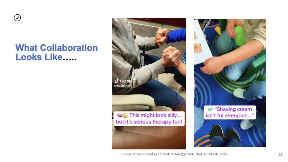 School OT Foundations Part 2 Preview 2 Collaboration in Therapy