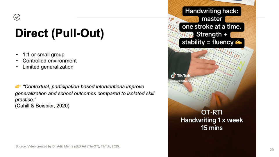 School OT foundations_Part 1 Preview 2 Direct Pull from Group