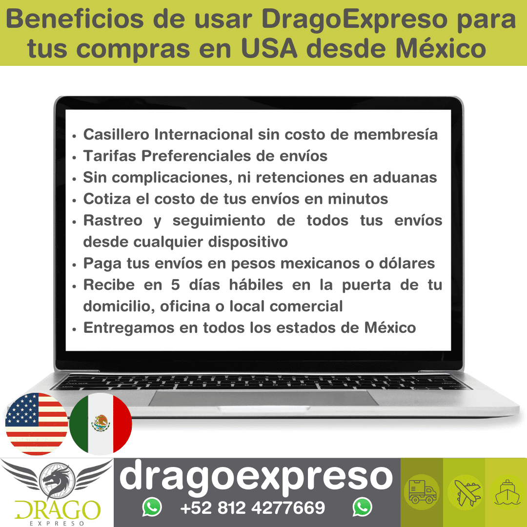 Envios internacionales desde Estados Unidos a México
