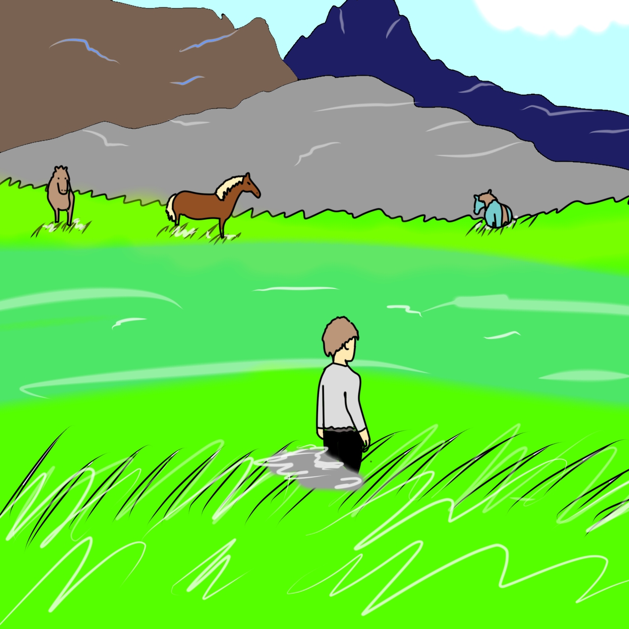 故郷へのカウントダウン 15 神様の馬とワガママな男