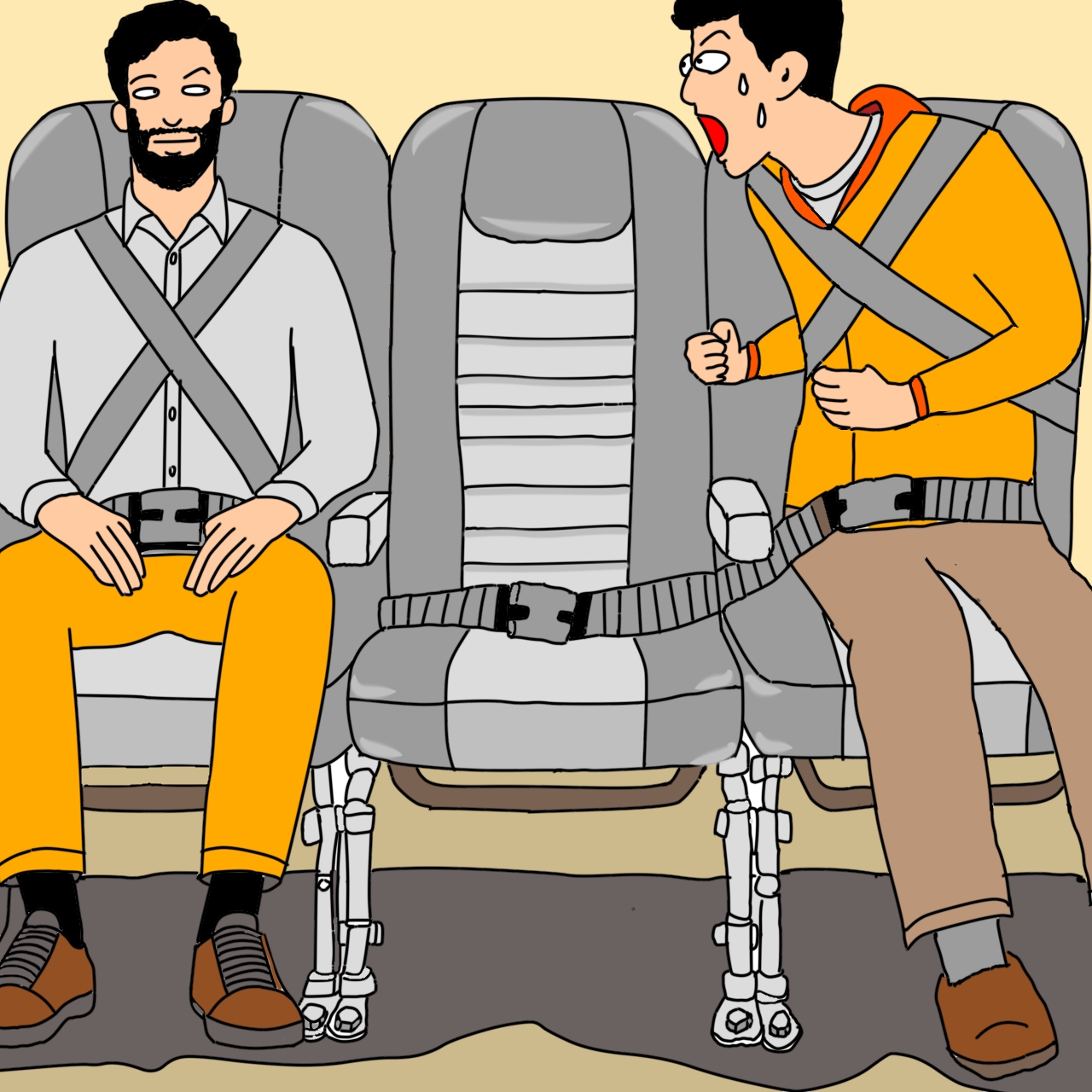 故郷へのカウントダウン 24 キャビンのシートが足りない