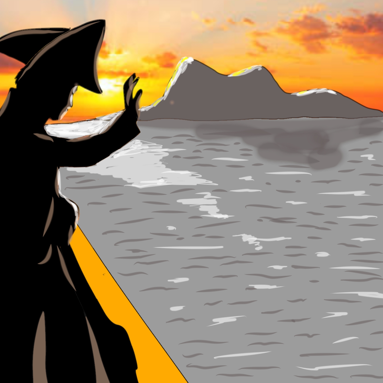 アラアラ島のタント・ピエール 13 船が去るとき