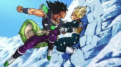 旧ブロリー ベジータ ベジータと悟空の赤髪と青髪のスーパーサイヤ人