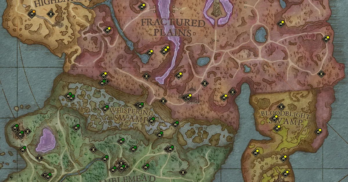 Green Dragon Locations Map RuneScape Dragonwilds Opengraph Image 