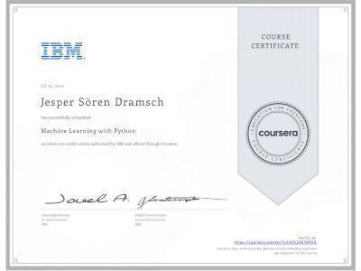 Completed Machine Learning With Python Course By Ibm Deepa - Retina Ocean Pictures for Desktop