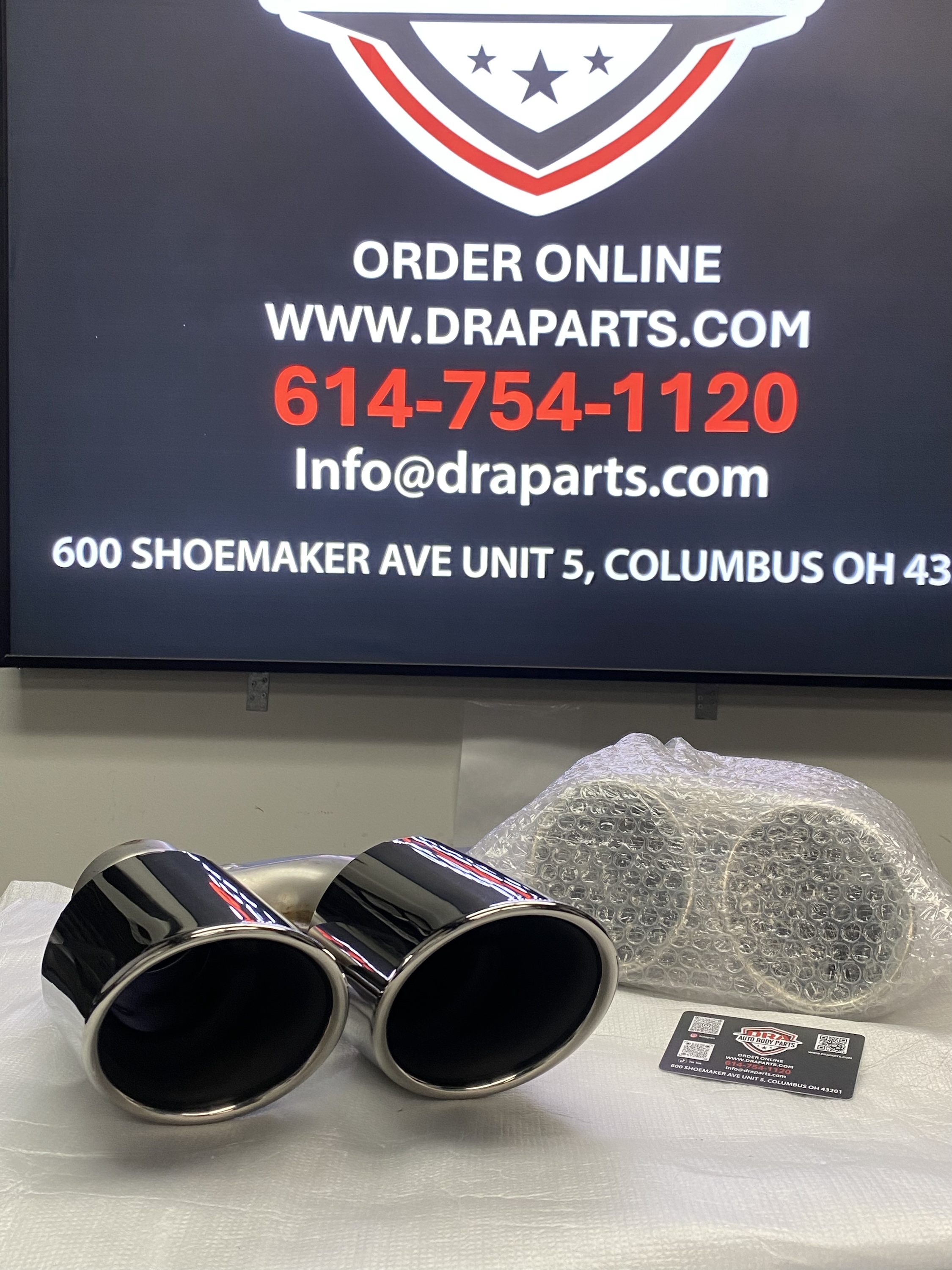 Chevy Camaro 2014–2015 ZL1 Exhaust Tips for RS & Competition Rear Diffuser