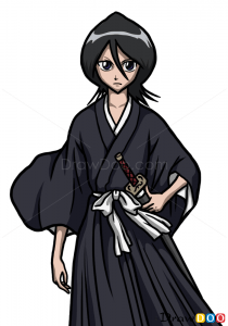 She is a soul reaper who is assigned hollow extermination duties in ichigo's hometown, . How To Draw Rukia Kuchiki Bleach Manga
