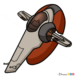 wars slave draw spaceships star drawing step drawdoo tutorials