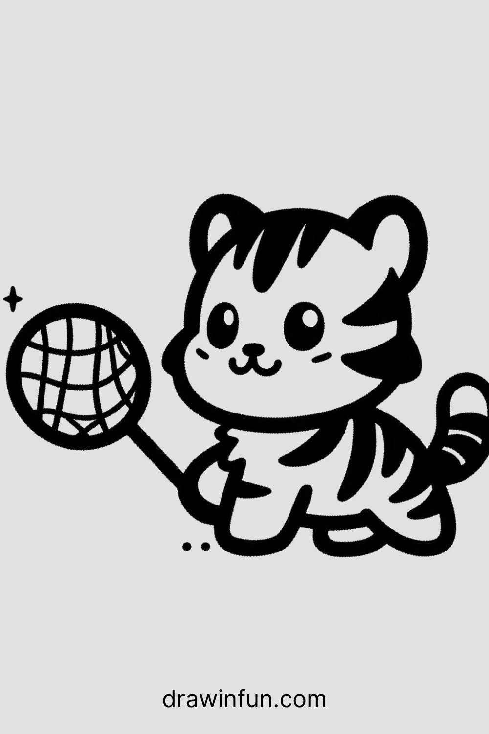 🐯 39+ easy cute tiger drawing ideas