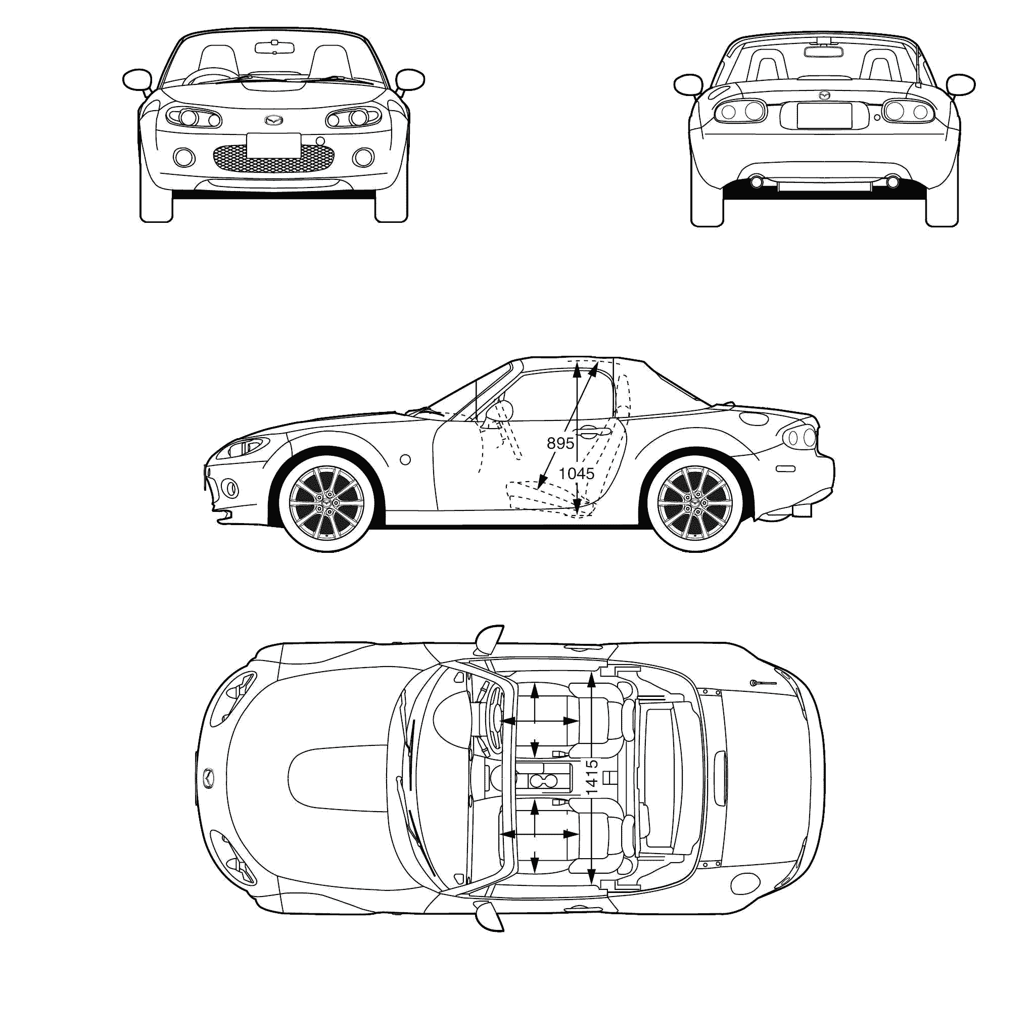 Схемы чертежи рисунки. Mazda MX 5 Blueprint. Mazda rx7 Blueprint. Mazda MX-5 Miata Blueprint. Mazda MX-5 NB Size чертеж.