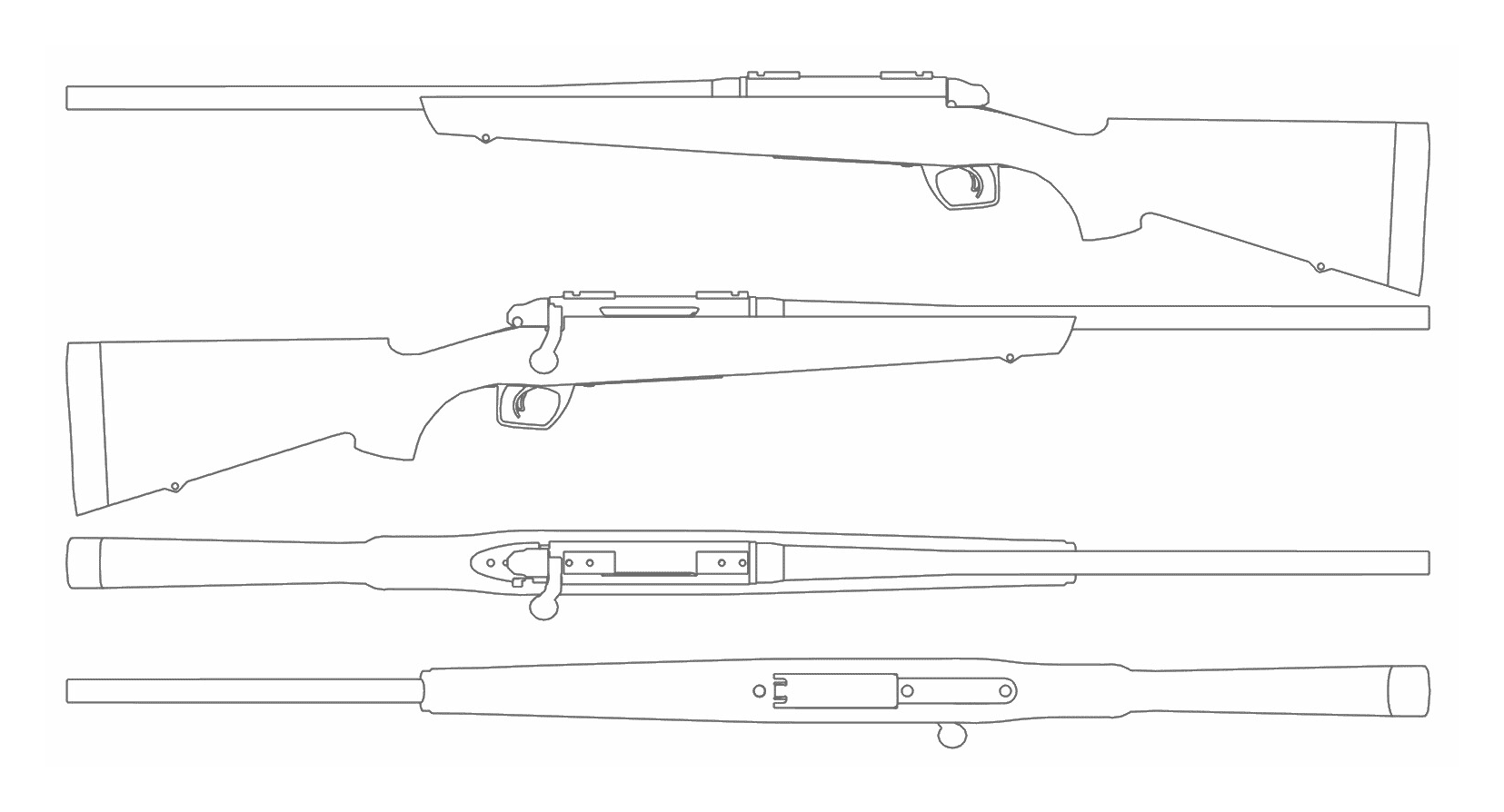 Remington 783 blueprint