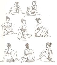 Cross Legged Drawing