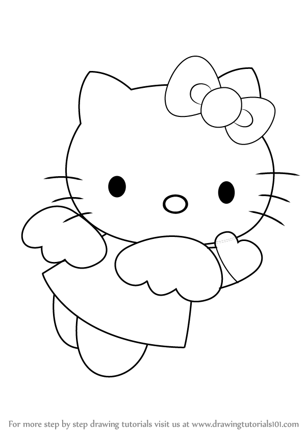 Easy Cute Hello Kitty Drawing Step By Step Novocom Top