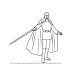 star wars draw dooku count drawing step stormtrooper destroyer imperial greedo tutorials