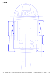 step wars star r2 d2 draw drawing tutorials drawingtutorials101 tutorial